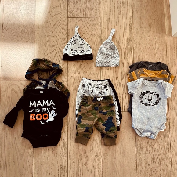 9 piece baby clothes bundle (3-6 month) - Picture 1 of 3
